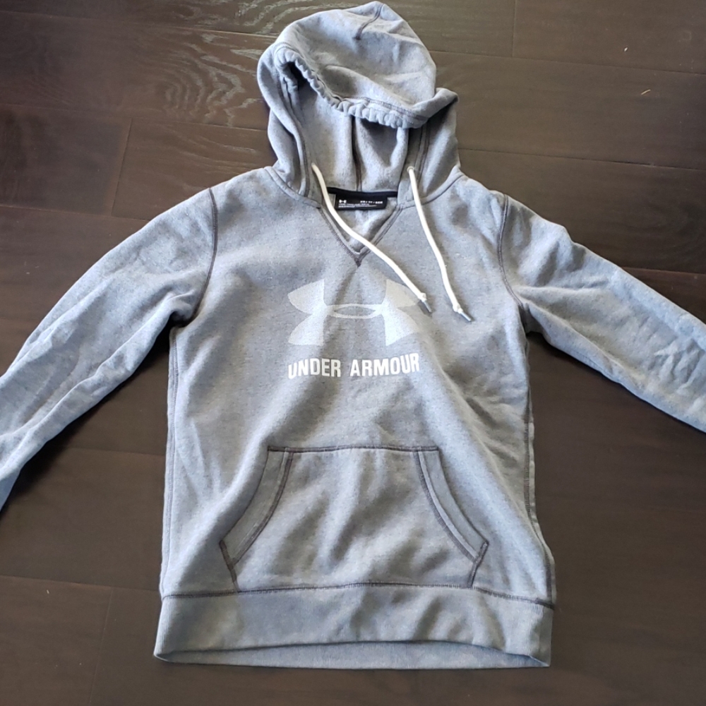 Women's under armor Gray hoodie extra small